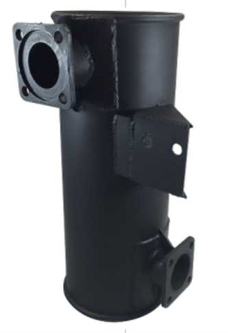 Aftermarket Muffler Silencer 119813-13550 for Yanmar Engine 3TNE78A 3TNE82A Excavator VIO27-2 VIO27-3 VIO40