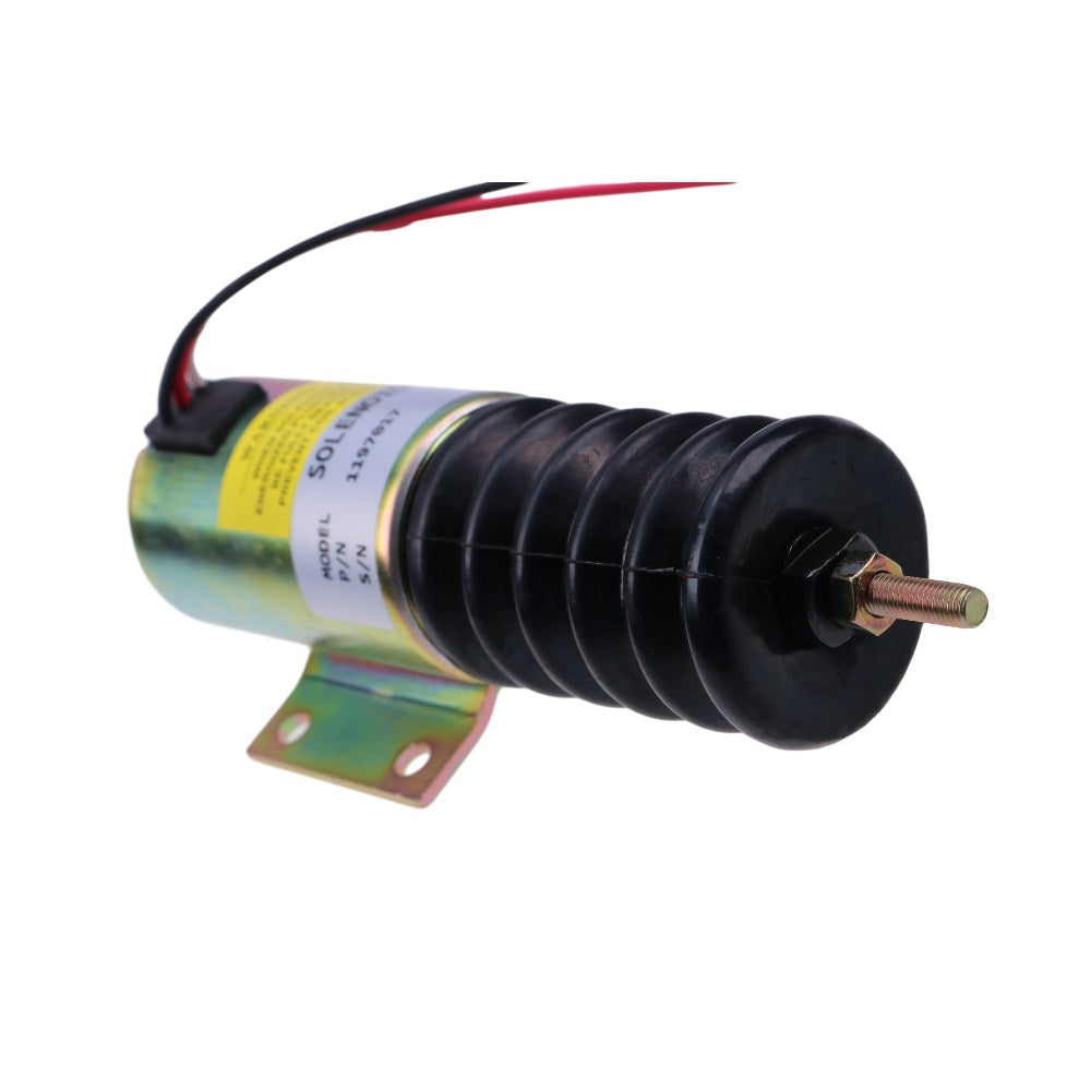 Aftermarket 24V Solenoid 119-7017 for Caterpillar CAT Vibratory Compactor CB-434C CB-534C CB-535B CB-634C CP-433E Engine 3054 3116