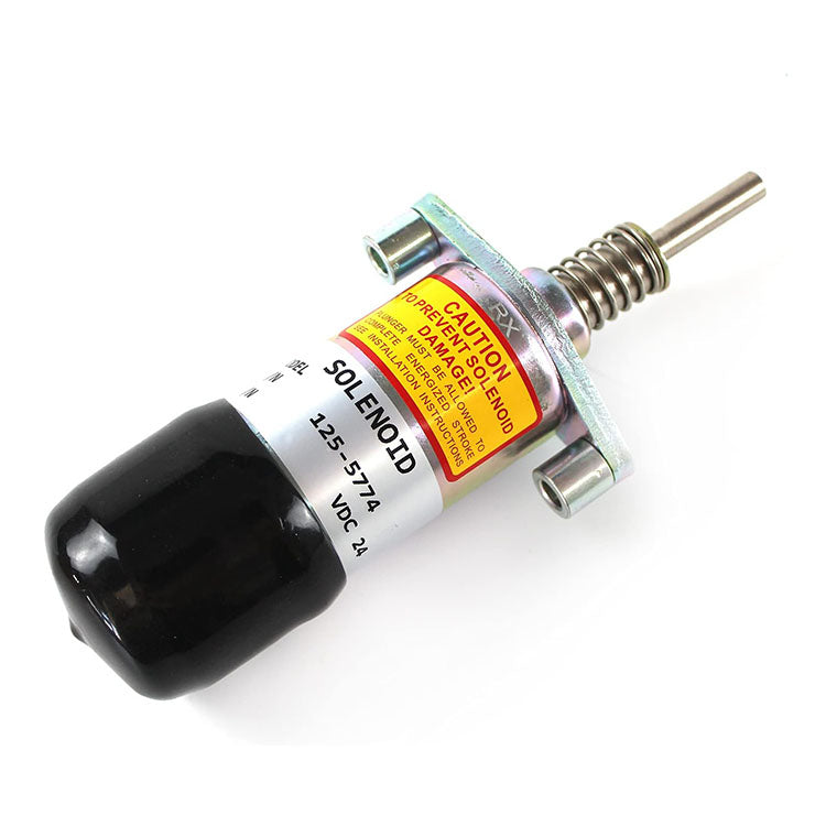 Fuel Shutdown Solenoid Valve 24V Stop Solenoid Valve 125-5774 1255774 for Caterpillar CAT E330 330B 330C Excavator