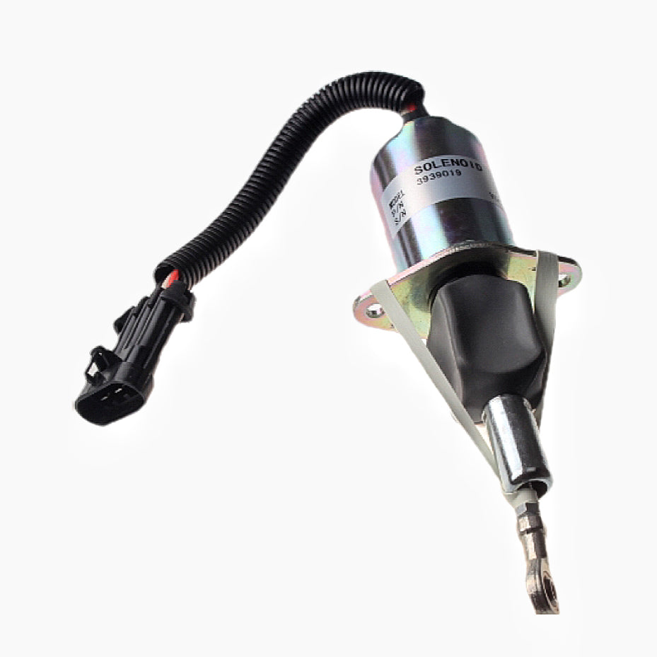3939019 Aftermarket Fuel Shut Off 24V Solenoid For Cummins C & B 5.9L & 8.3L