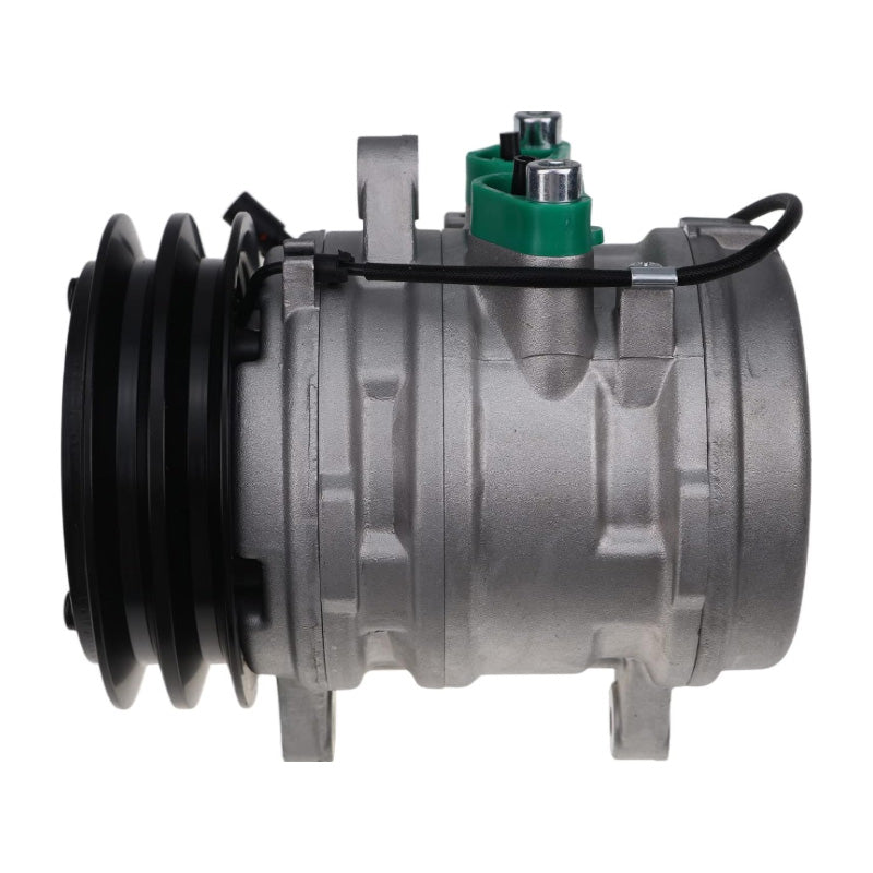 Aftermarket A/C Compressor 720975 46443509 For Kioti Kubota Landini Massey Ferguson WITH SP-10 2 GROOVE 12VOLT