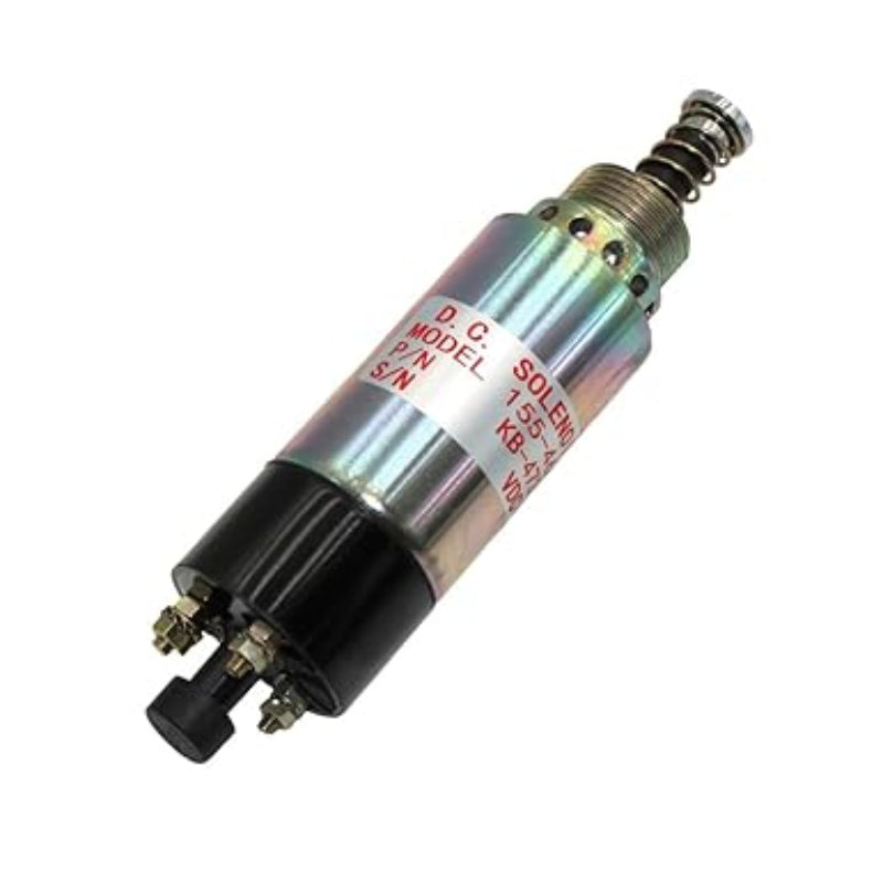 Aftermarket 24V Shutoff Solenoid 125-5772 1255772 Compatible with Caterpillar CAT 3126 3114 3116