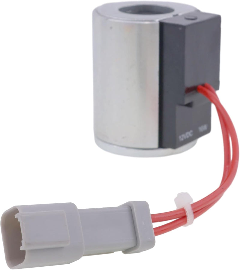 Aftermarket 117-2911 1172911 Solenoid Coil 12V Compatible With Caterpillar Cat Backhoe Loader 416C 416D 420D 424B 424D 426C 428C 428D 430D 432D 436C 438C 438D 442D