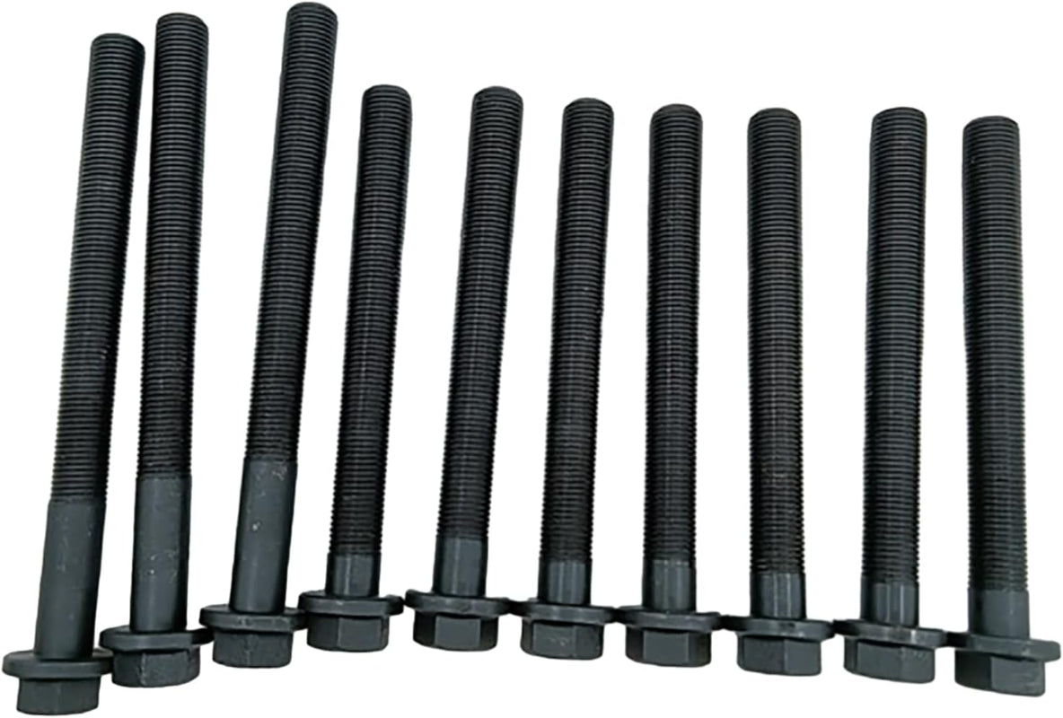 Aftermarket 1 Set Cylinder Head Bolt 225-5501 225-5502 Compatible with Caterpillar CAT Engine 3054 3054B 3054C 3054E 3054T C3.3 C3.4 C3.4B C4.4 C4.4B Excavator 320