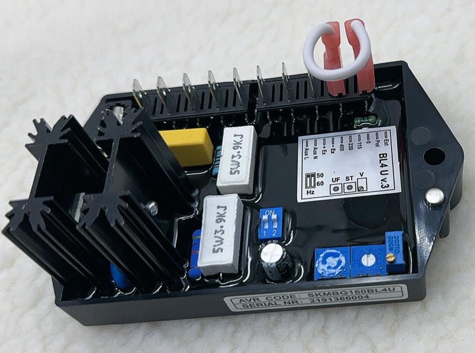 New aftermarket AVR BL4U Automatic Voltage Regulator Excitation Stabilizer for Sincro Diesel Generator