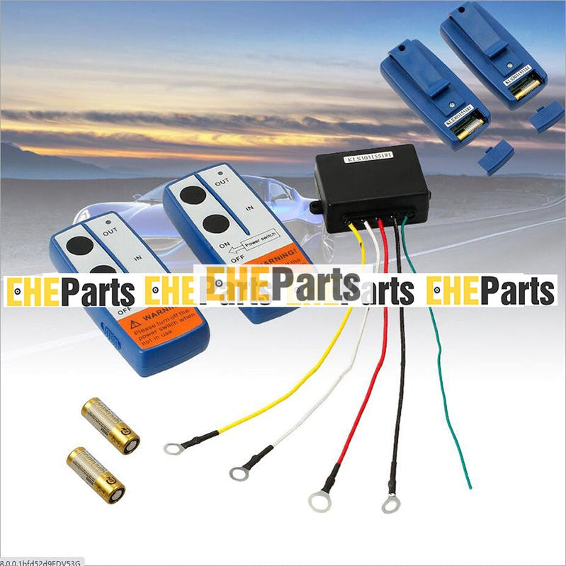 30M Antijam Wireless Remote Control Kit for ATV Winch Motor