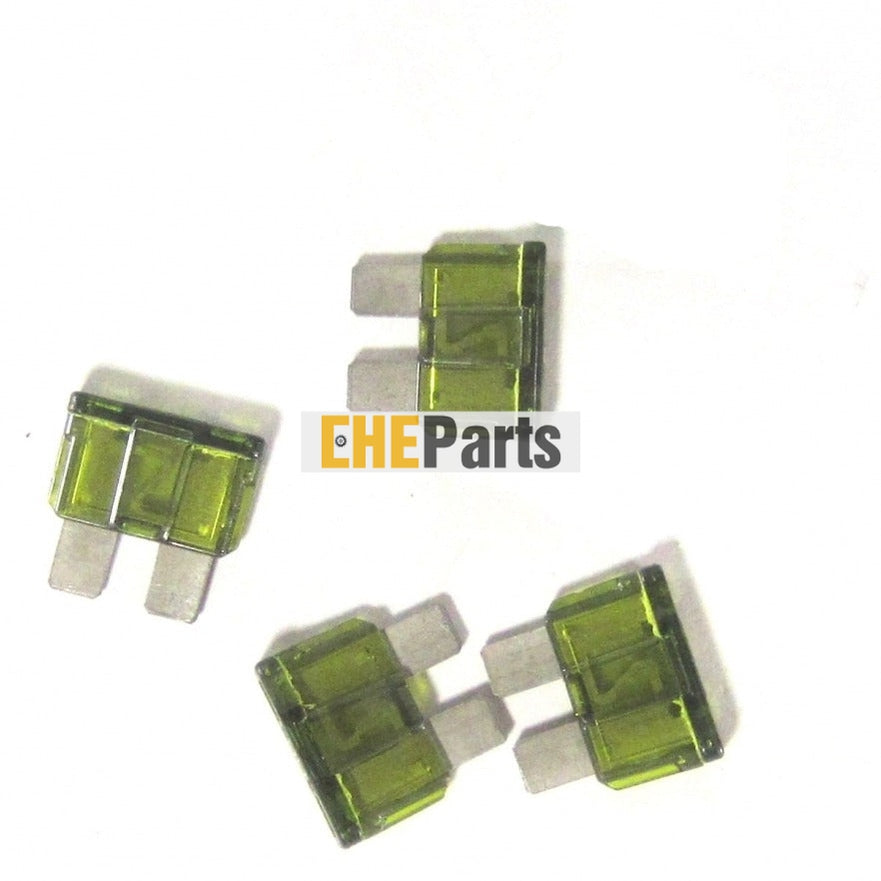 Aftermarket Bobcat Engine Fuse 30A 6718034 for Mini/Compact Excavator Models 325, 328, 331, 334, E26, E27, E27Z, E60, and E80