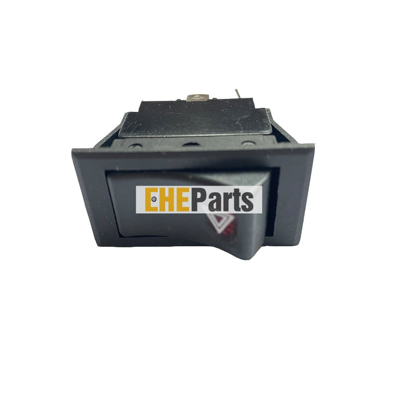 Aftermarket NEW ROCKER SWITCH, HAZARD LAMPS 386850A1 Fits CASE LOADER BACKHOE MODELS 580M, 580M SERIES II, 580M SERIES III