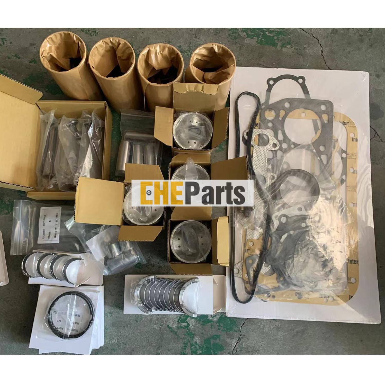 Replacement Mitsubishi K4F Overhaul Rebuild kit for Tractor MT25D