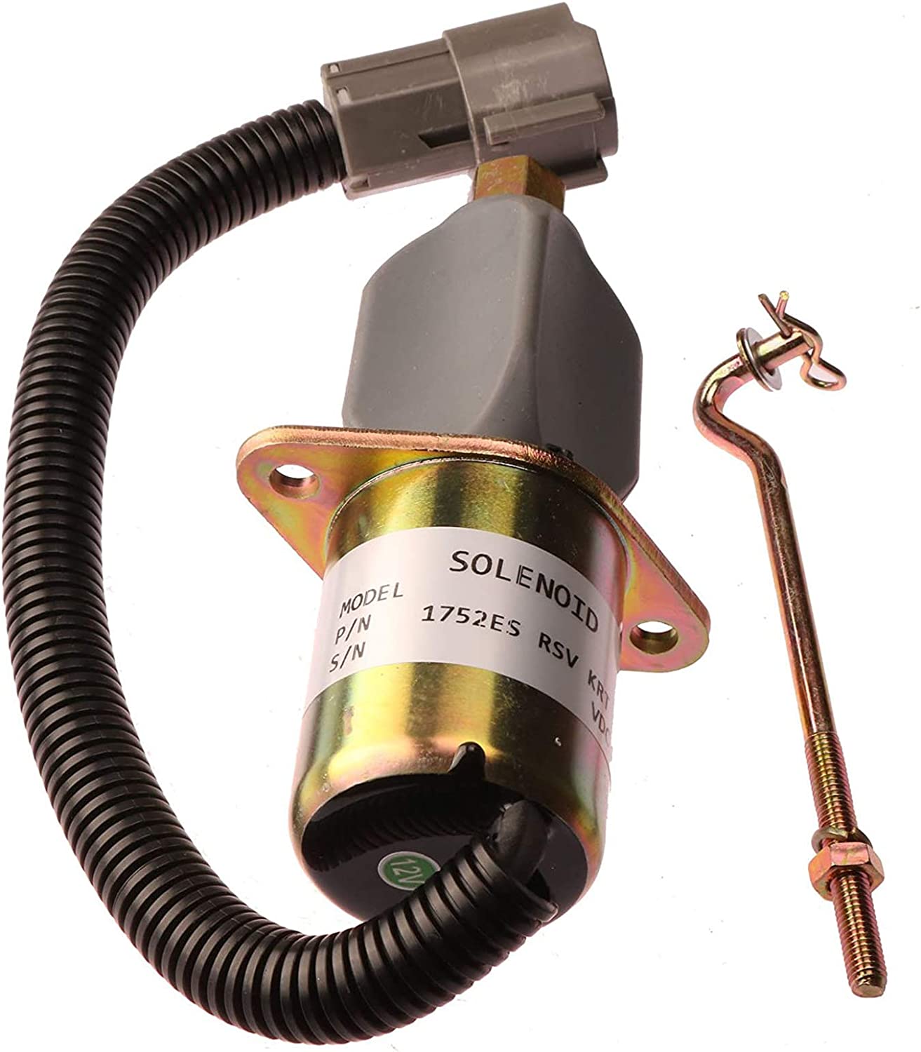 New aftermarket 12V Stop Shutdown Solenoid 32A87-05900 For Mitsubishi S4S-Z1DT61ES