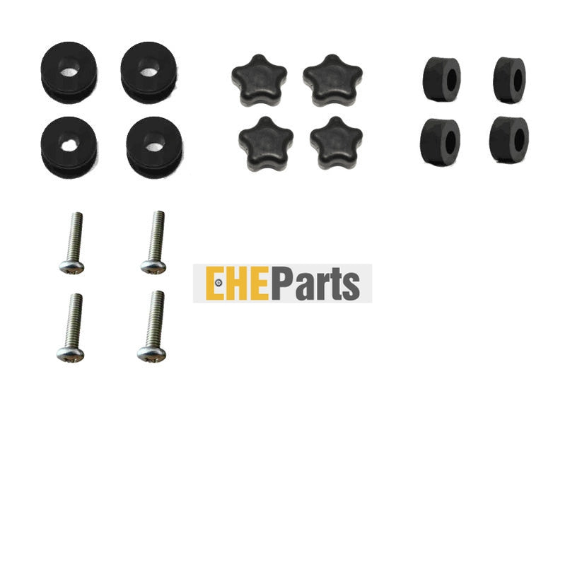 Replacement New Bobcat ScRoof Top Cab Window Glass KnobKit 6681614 6675545 Srew 91G420 Bushing 6664085