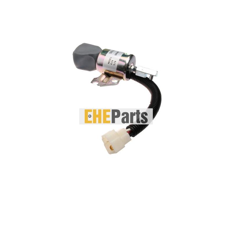 Replacement New Bobcat SOLENOID, FUEL SHUT-OFF, DIESEL ENGINE 7000782 For BOBCAT Mini Excavator Models 418, E08, E10, E17, E19, and E20