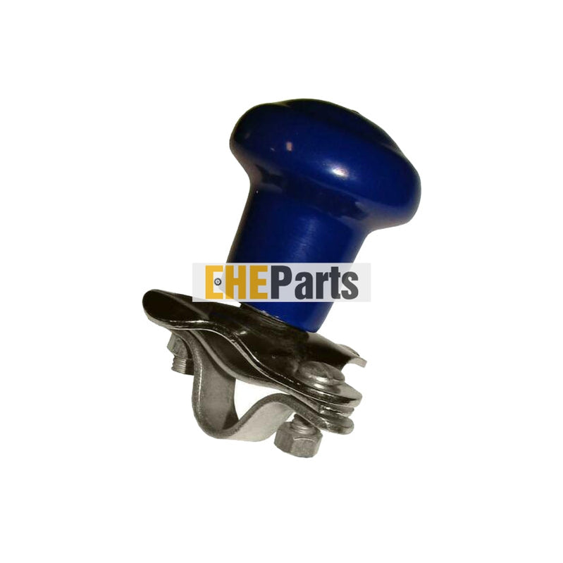 Replacemewnt New WSV120B Blue Steering Wheel Spinner Knob Fits Ford Farmtrac Landtrac Tractors