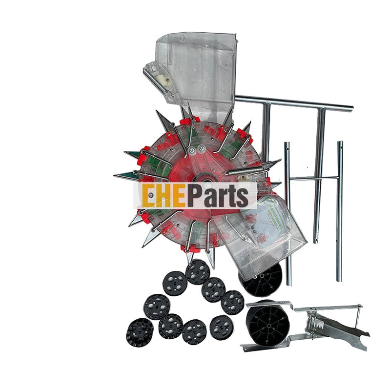 Steel & plastic Hand Push Seeder 7A2-2 With Fertilizer Machine, For Agriculture, Size: 530 X 310 X 550mm