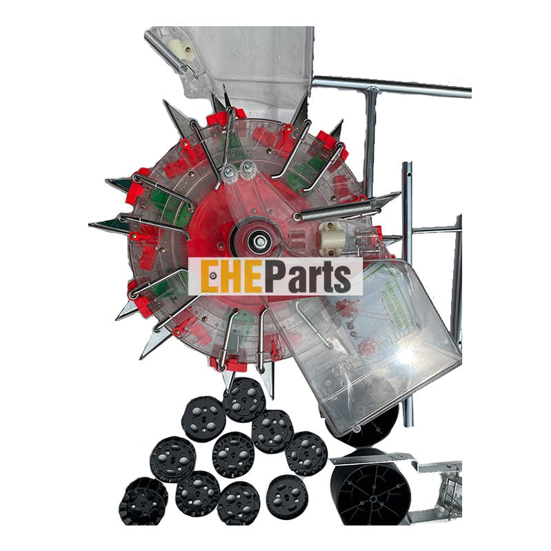 Steel & plastic Hand Push Seeder 7A2-2 With Fertilizer Machine, For Agriculture, Size: 530 X 310 X 550mm