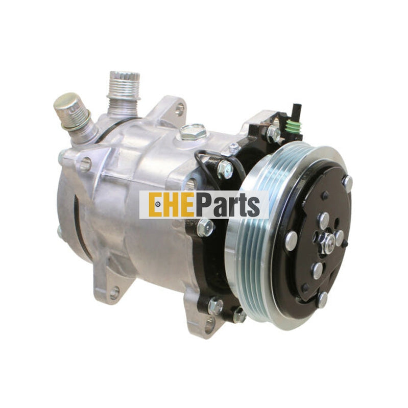 Case IH Skid Steer Loader Air Compressor 87649991 Sanden Type SD5H11