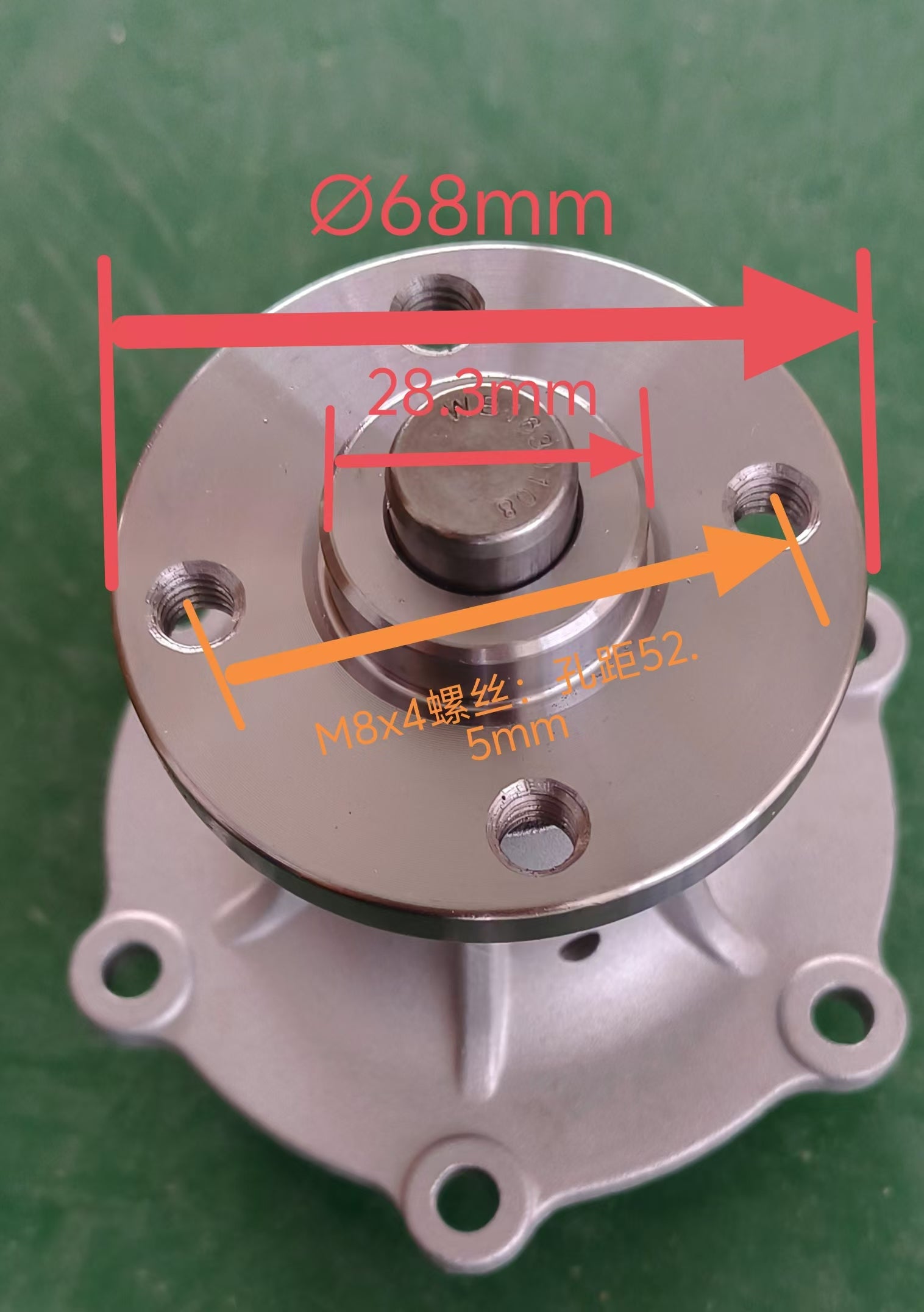 6 Bolts Water Pump 16120-10940-71 for Toyota Engine 5P 2J Forklift 2FG28 2FG30 FG28 60-3FG20 60-3FG25 60-4FG20 60-4FG23 60-4FG25 60-FG23