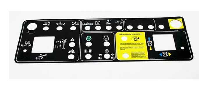 Aftermarket Platform Control Panel Decal 147603GT for Genie Boom Lift S-60 S-65 S-80 S-85