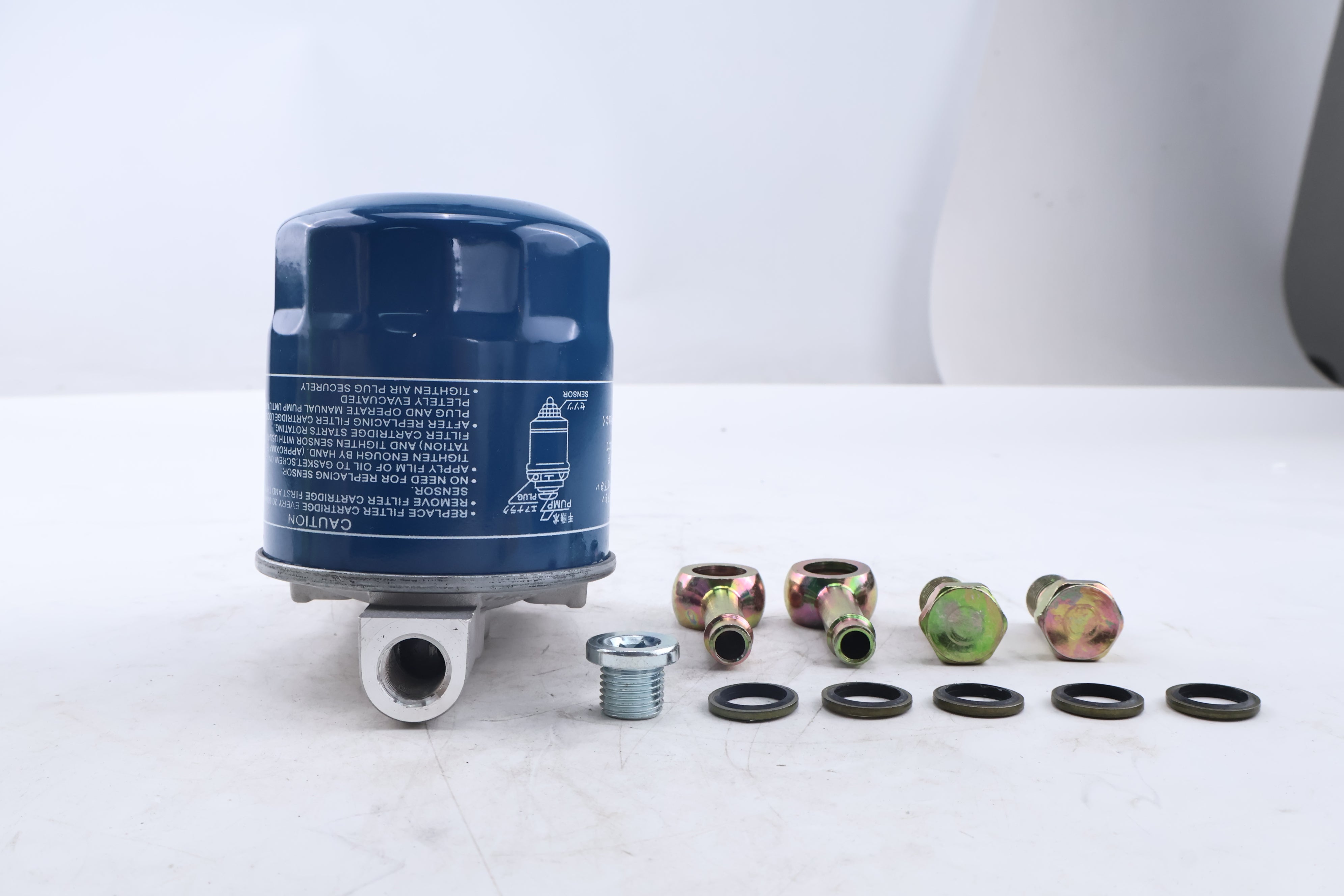 Fuel Filter Head Assembly 19077-43012 Compatible for Kubota Engine V2203