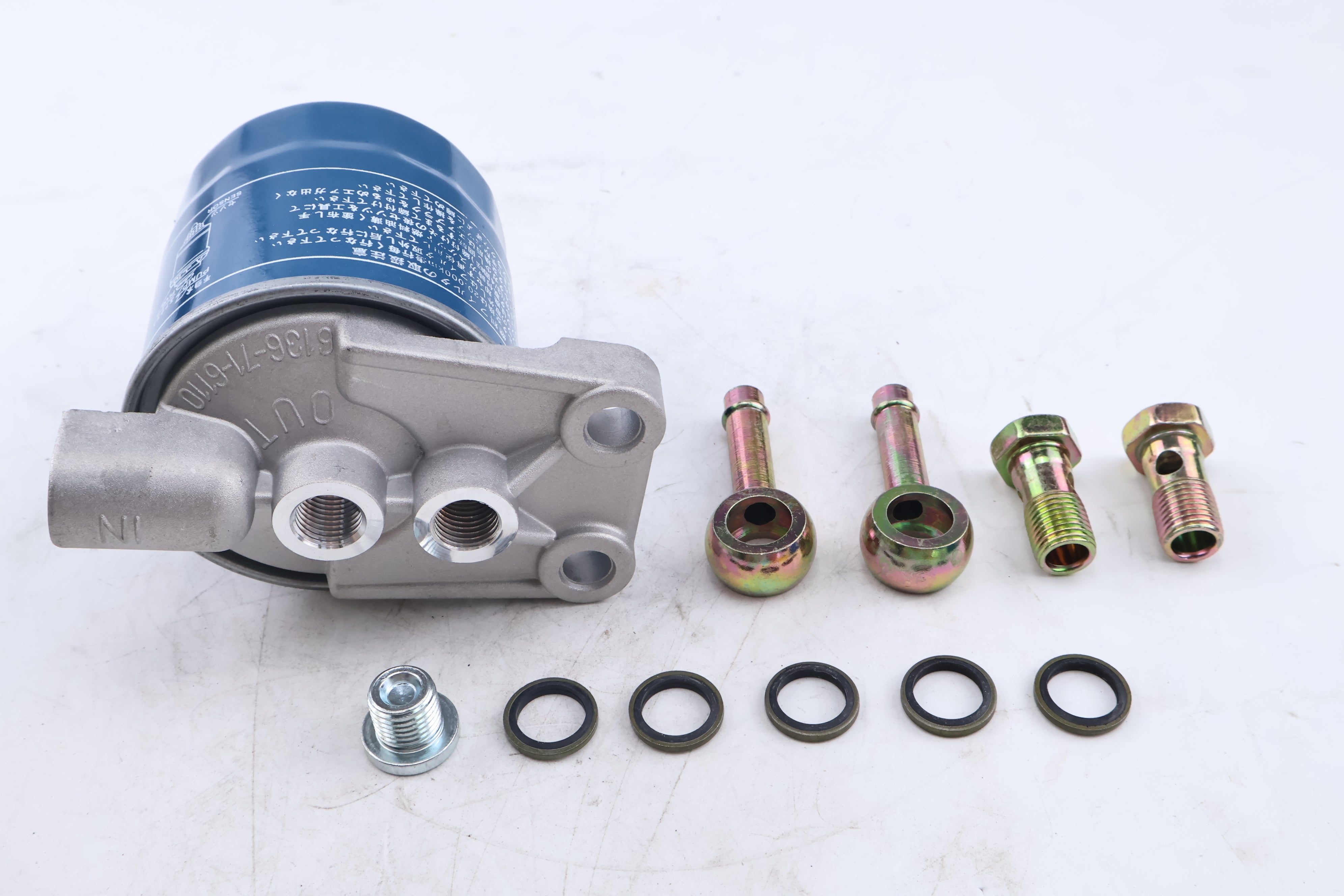 Fuel Filter Head Assembly 19077-43012 Compatible for Kubota Engine V2203