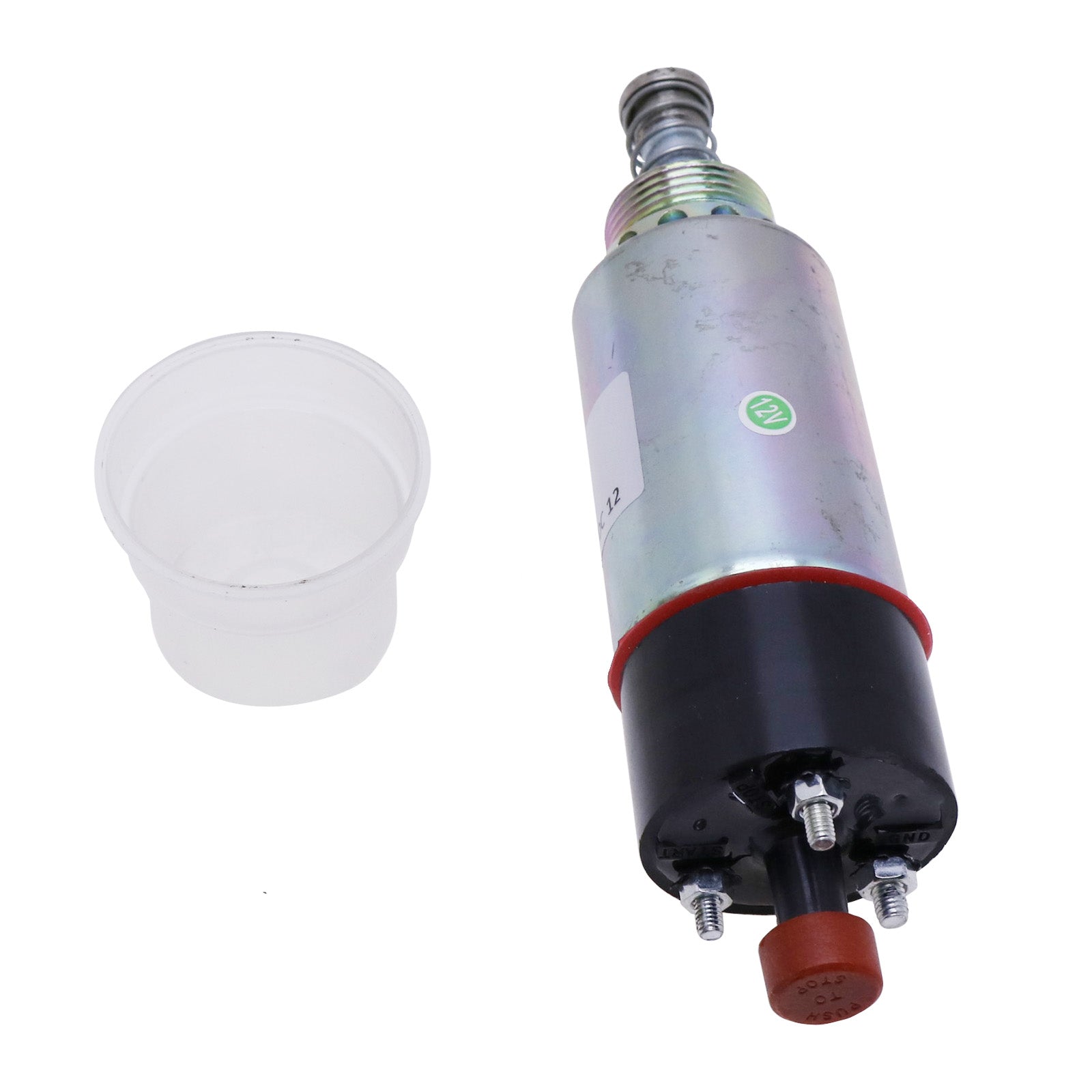 12V Fuel Shut Down Solenoid Valve 8C-3664,155-4651 For Caterpillar CAT Engine 3114 3116 3126