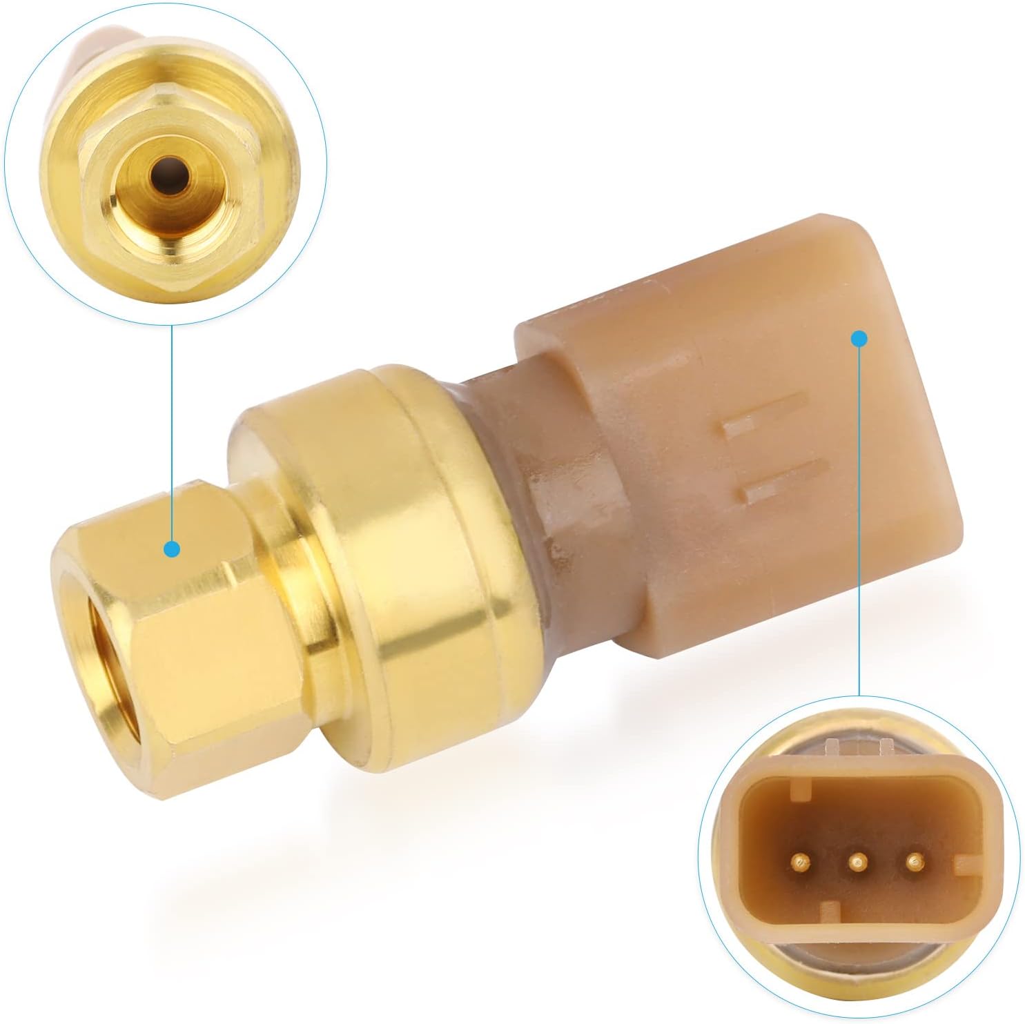 Oil Pressure Sensor Switch Sender 2746719 274-6719 Compatible with Caterpillar CAT Heavy Duty Car C15 C175 C175 C27 E330D E336D E329D