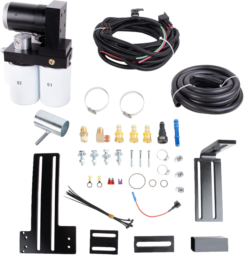 Aftermarket TSC10165G TS C10 165G TC10150G FASTC10150G 165GPH Diesel Fuel Lift Pump System Compatible with Chevrolet Silverado GMC Sierra Diesel 6.6L 2001-2010