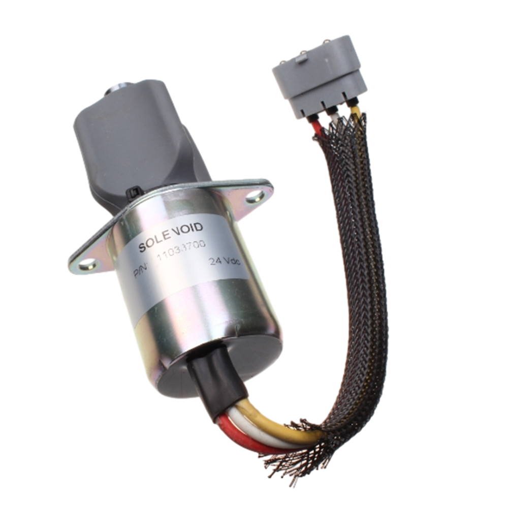 Aftermarket Stop Solenoid 11033700 For Volvo Wheel Loaders L70C L330C L70B