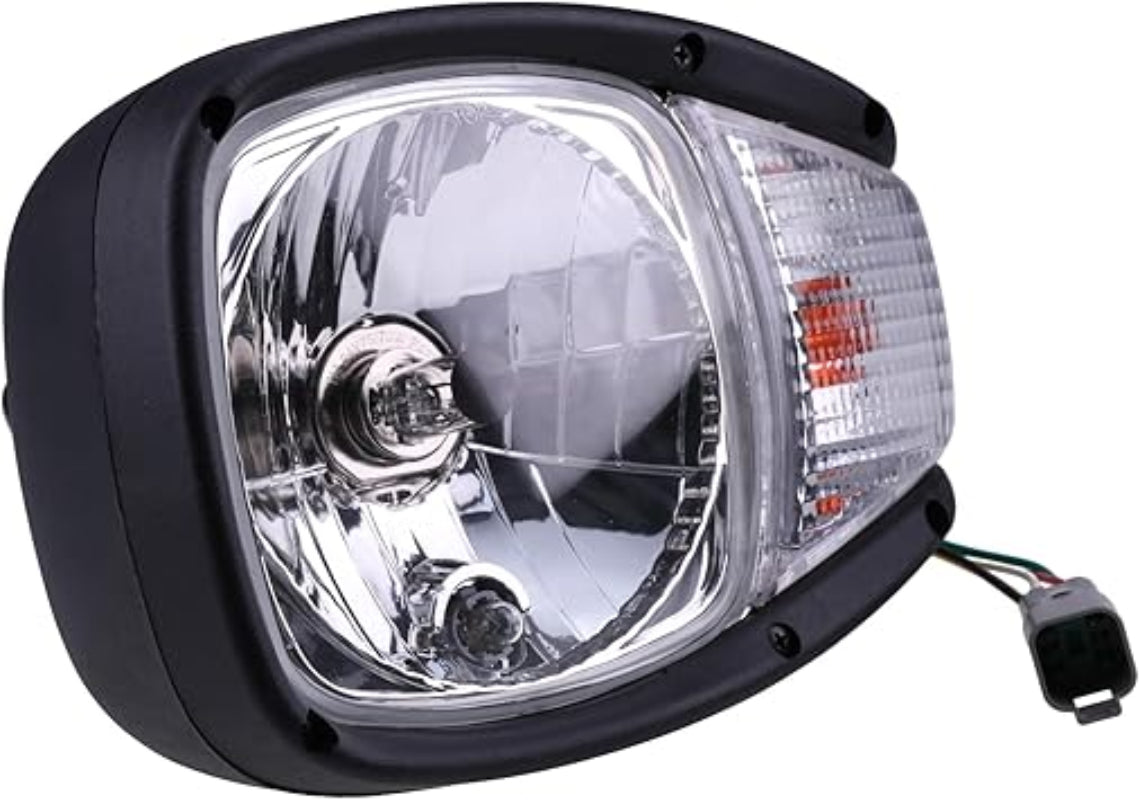 Aftermarket 24V Left Headlight 344-3456 344-3458 3443456 3443458 Compatible with Caterpillar CAT Engine C7 C6.6 C4.4 Loader 924H 924K 930G 930K