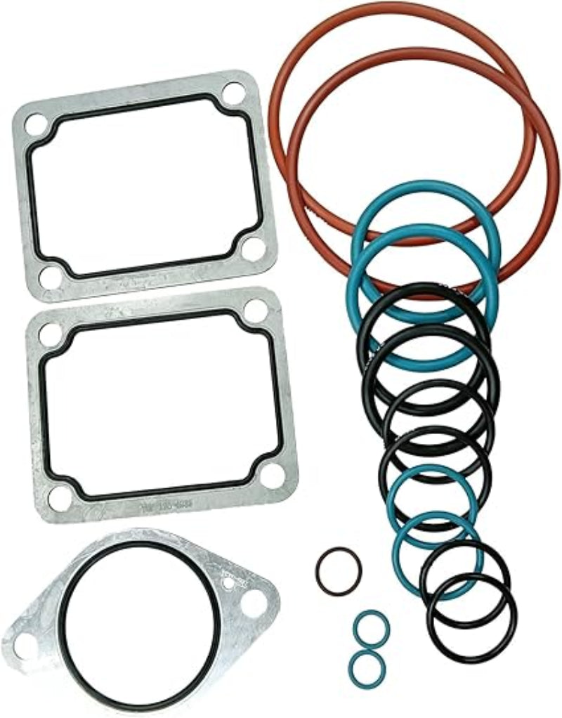 Aftermarket 189-1814 1891814 Oil Cooler Gasket Kit for Caterpillar CAT Engine 3406C 3406E C-12 C-15 3406B C16