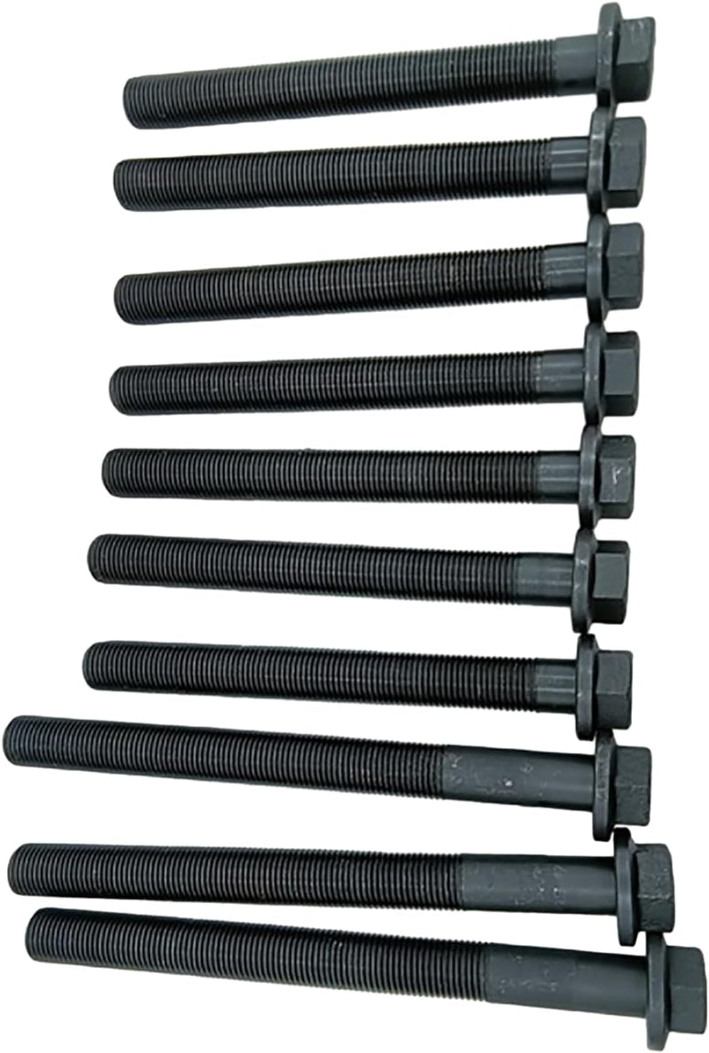 Aftermarket 1 Set Cylinder Head Bolt 225-5501 225-5502 Compatible with Caterpillar CAT Engine 3054 3054B 3054C 3054E 3054T C3.3 C3.4 C3.4B C4.4 C4.4B Excavator 320