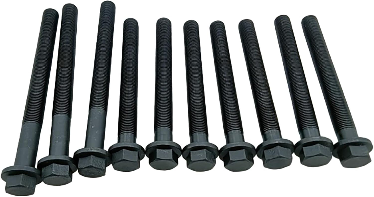 Aftermarket 1 Set Cylinder Head Bolt 225-5501 225-5502 Compatible with Caterpillar CAT Engine 3054 3054B 3054C 3054E 3054T C3.3 C3.4 C3.4B C4.4 C4.4B Excavator 320