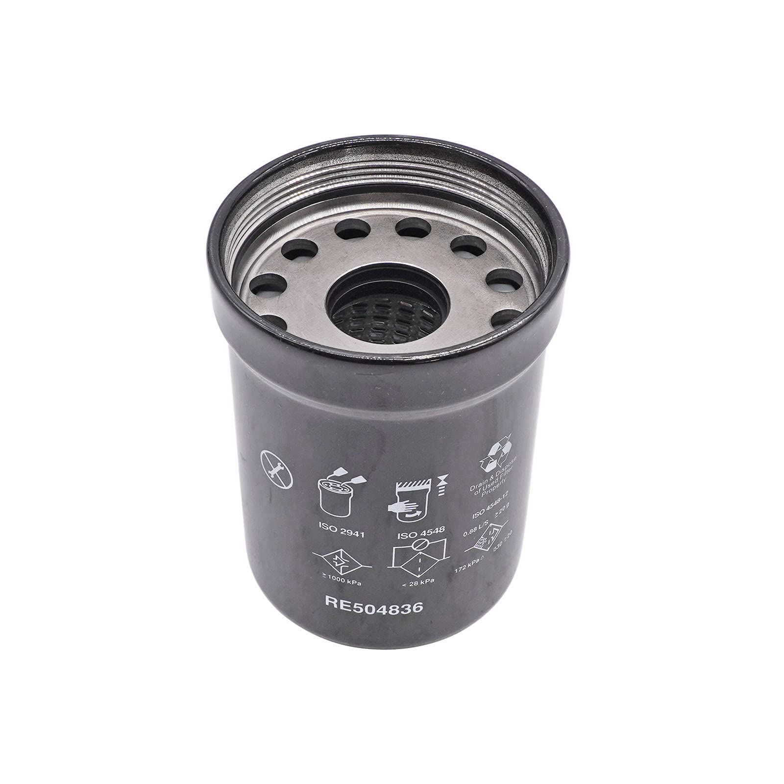 Aftermarket Engine Oil Filter RE504836 for John Deere Tractor 5076E 5082E 5083E 5085M 5090E Backhoe Loader 310G 310J 310K 310L 310SJ