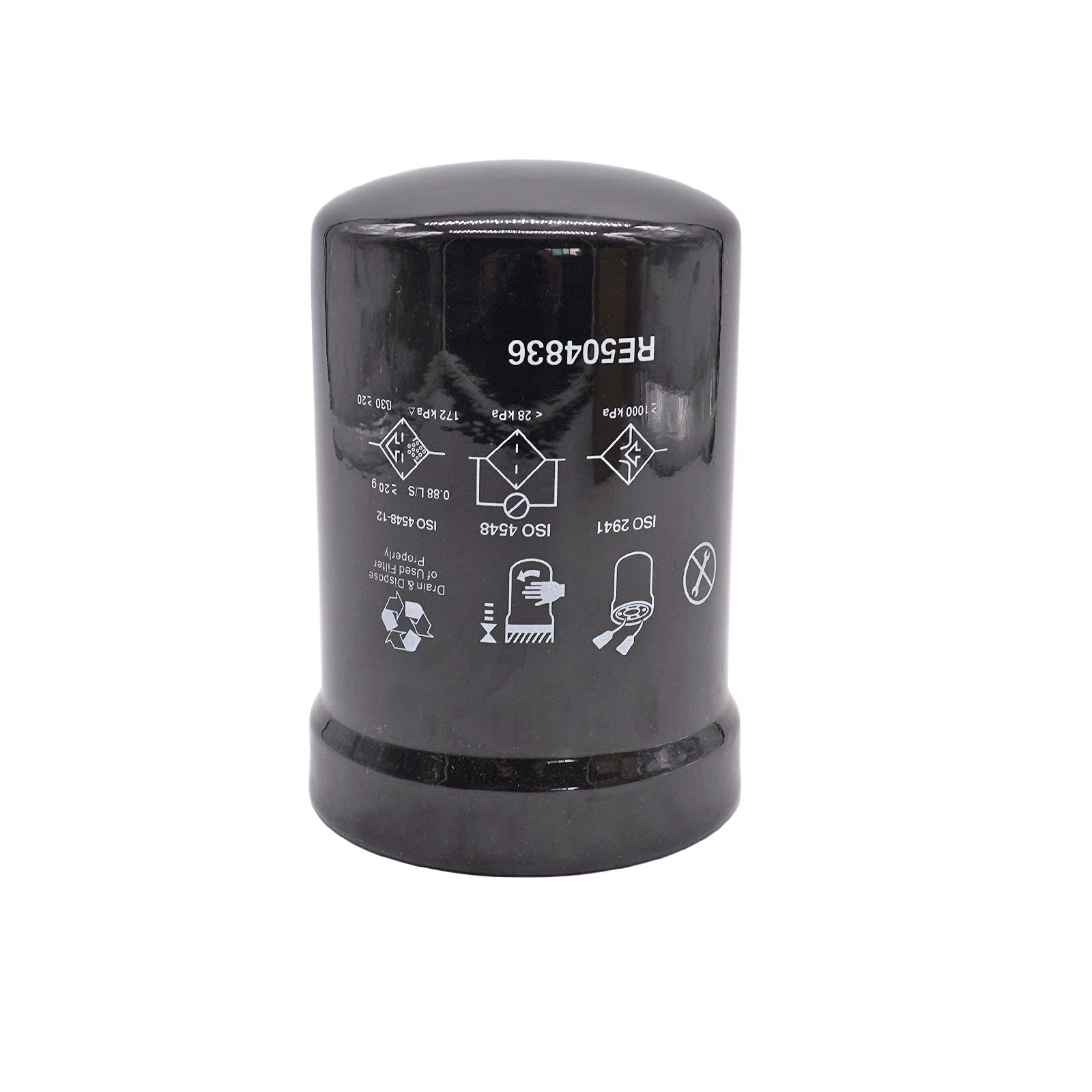 Aftermarket Engine Oil Filter RE504836 for John Deere Tractor 5076E 5082E 5083E 5085M 5090E Backhoe Loader 310G 310J 310K 310L 310SJ