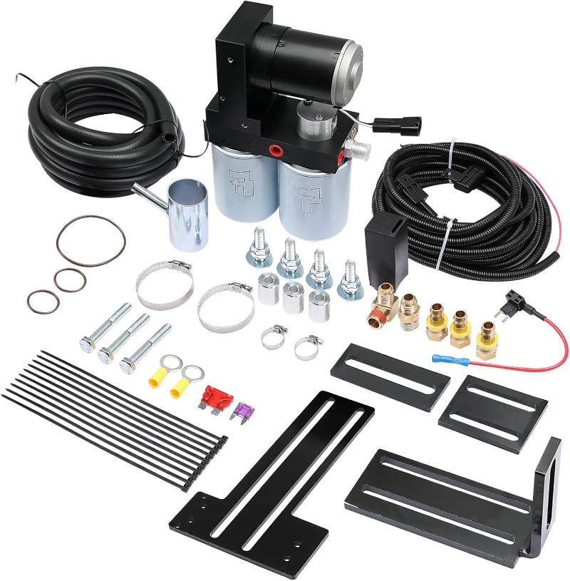 Aftermarket TSC10165G TS C10 165G TC10150G FASTC10150G 165GPH Diesel Fuel Lift Pump System Compatible with Chevrolet Silverado GMC Sierra Diesel 6.6L 2001-2010