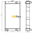 421-03-44110 Aftermarket Water Tank Radiator Fit Komatsu Wheel Loader WA480-6