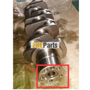 Replacement Crankshaft 754-10002 for Lister Petter LPW4 Engine Model 5 Holes 10mm Thread