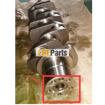 Replacement Crankshaft 754-10002 for Lister Petter LPW4 Engine Model 5 Holes 10mm Thread