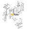 Aftermarket Komatsu 207-03-72321 2070372321 Water Tank Radiator For Komatsu Excavator PC350LC-8M0 S/N 80001-UP