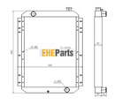 Aftermarket Komatsu 209-03-77610 Oil Cooler For Komatsu Models PC750-6  PC750-7