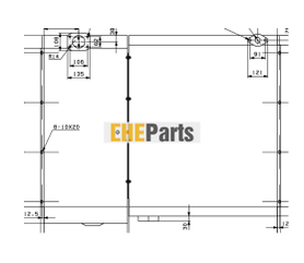 Aftermarket  Komastu 426-03-37551 Radiator For Komatsu Wheel Loader