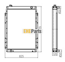 Aftermarket New 206-03-71111 Water Tank Radiator for Komatsu Excavator PC200LL PC210 PC220 PC230