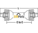 Aftermarket BP112100101-A Driveline with 1 3/8" 6 Spline QD Yokes Fits Bondioli & Pavesi 100 Series: Size 1