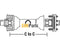 NEW aftermarket BP6140003FF2 Complete Batwing Wing shaft, size 6 for Bondioli and Pavesi 100 Series