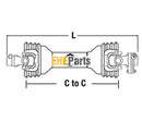 Aftermarket CS53518 Driveline with Shear Bolt Clutch Fits Bondioli & Pavesi 100 Series