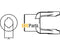 Aftermarket D148620 Implement Yoke Round Bore w/ Double Keyway & Set Screw for 14 Series