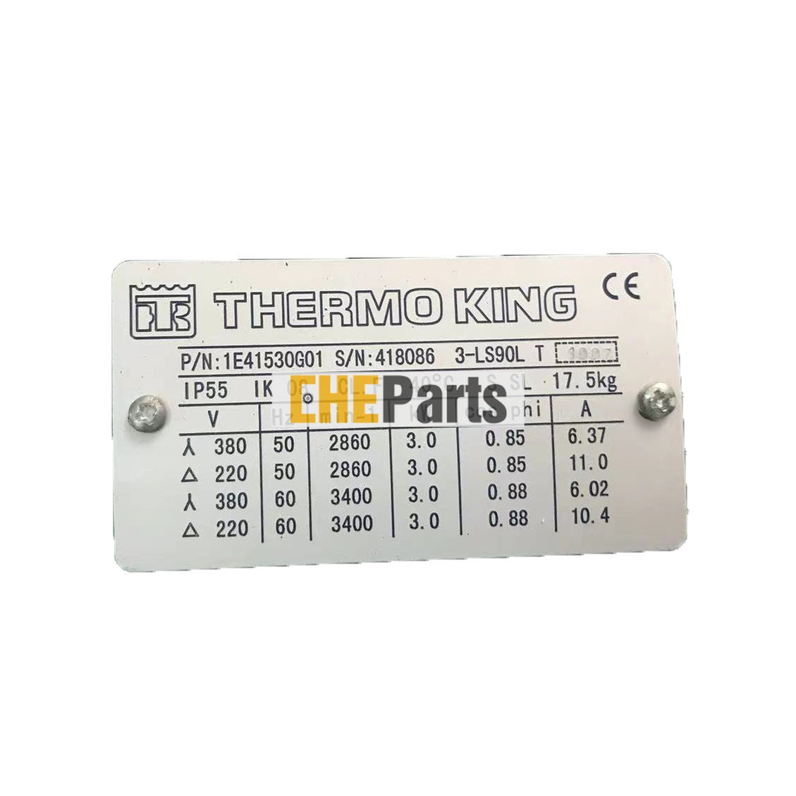 Electric Motor 1E41530G01 418086 3-LS90L For Thermo King