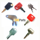 Aftermarket Heavy Equipment Key Set 7 Keys Caterpillar Case John Deere Hitachi Hyster Komatsu Bobcat