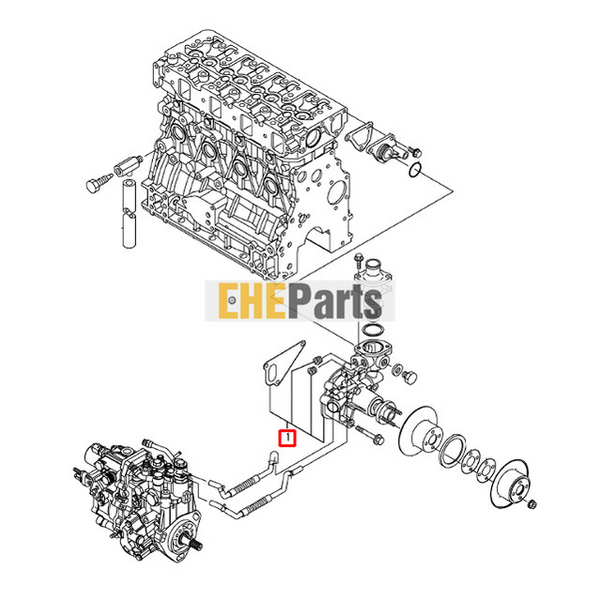 Replacement Yanmar 729685-42110 Water Pump for 4TNV86 4TNV86F 4TNV86F-TK Engine