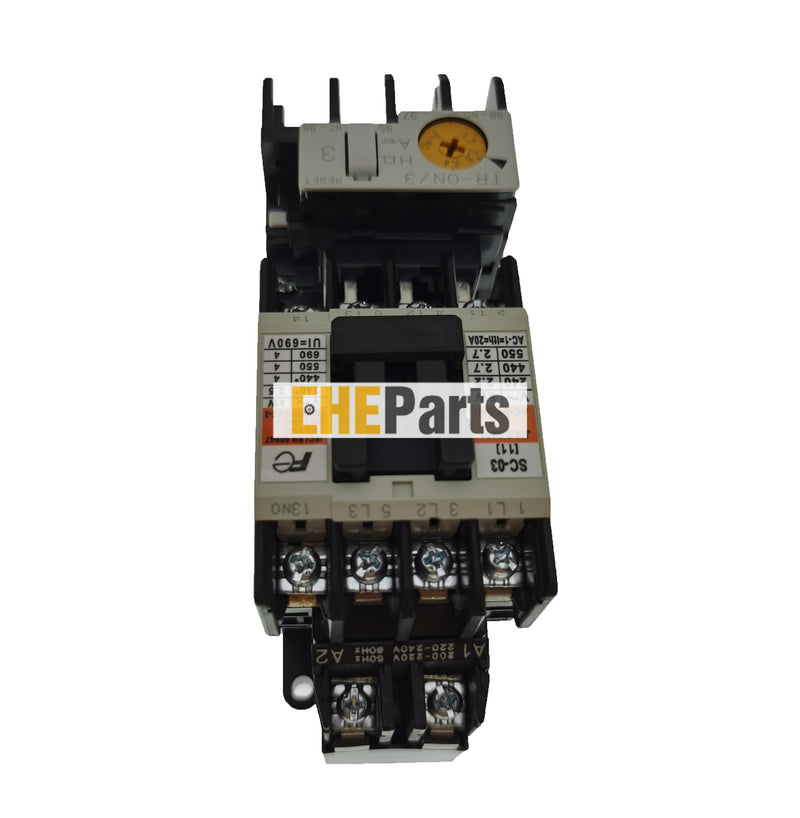 Replacement Fuji Contactor SW-03/T(1a)220VAC 50Hz , THERMAL: 2.2-3.4A 
